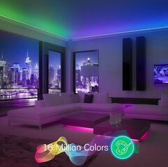 Viedā RGB Bluetooth LED lente F1 Nous, 5m cena un informācija | Nous Mājai un remontam | 220.lv