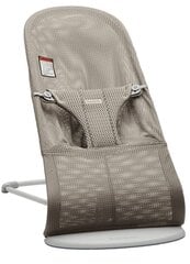 BabyBjörn šūpuļkrēsliņš ar rotaļlietu Bliss Mesh, grey/beige cena un informācija | Bērnu šūpuļkrēsliņi | 220.lv