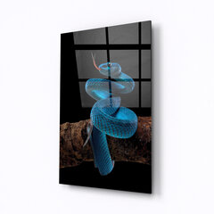 Rūdīta stikla bilde čūska uz zara cena un informācija | Gleznas | 220.lv