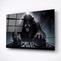 Картина из закаленного стекла - Диджей обезьяна цена и информация | Картины | 220.lv