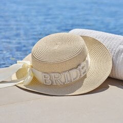 Līgavas salmu cepure Bride cena un informācija | Oriģinālas cepures | 220.lv