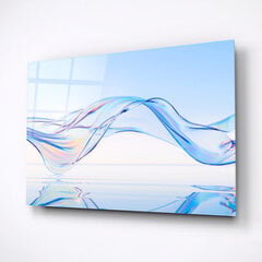 Картина из закаленного стекла Волна цена и информация | Картины | 220.lv