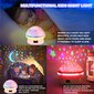 LED Galaktiku un zvaigžņu projektors ar pulti, uzlādējams ar USB cena un informācija | Svētku dekorācijas | 220.lv