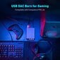 Fosi Audio K5 Pro Gaming DAC austiņu pastiprinātājs cena un informācija | Mūzikas instrumentu piederumi | 220.lv