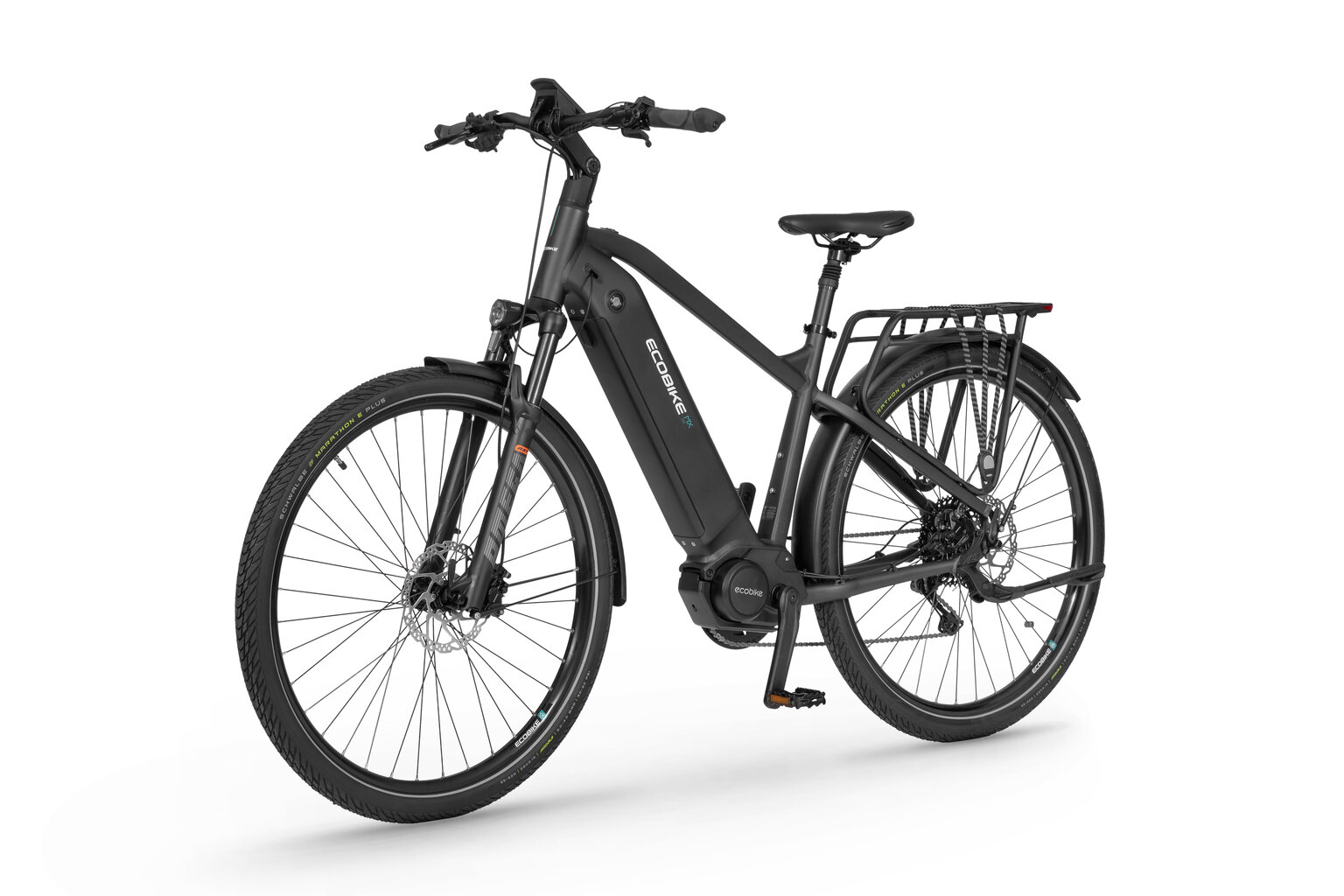 Elektriskais velosipēds Ecobike MX 500 19", 17.5Ah, tumši pelēks cena un informācija | Elektrovelosipēdi | 220.lv