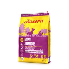 Josera Mini Junior mazo šķirņu kucēniem, ar pīli, 10 kg cena un informācija | Sausā barība suņiem | 220.lv