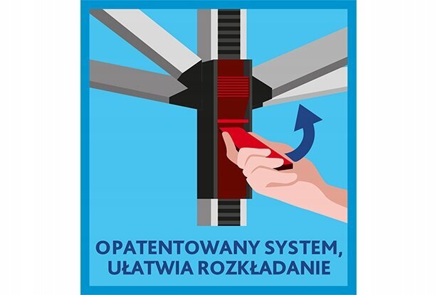 Vileda Sun Lift 168252 50 m rotējošs āra veļas žāvētājs cena un informācija | Veļas žāvēšana | 220.lv