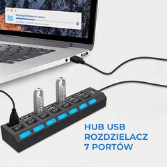 Ports 7 USB cena un informācija | Adapteri un USB centrmezgli | 220.lv