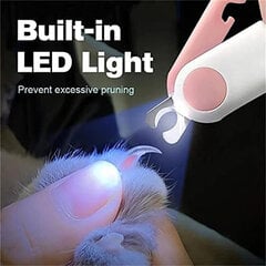 LED nagu šķērīšu komplekts mājdzīvniekiem Smurf cena un informācija | Kopšanas līdzekļi dzīvniekiem | 220.lv