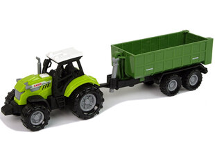 Rotaļlietu traktors ar piekabi cena un informācija | Rotaļlietas zēniem | 220.lv