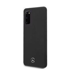 Mercedes MEHCS62SILSB S20 G980 hard case czarny|black Silicone Line цена и информация | Чехлы для телефонов | 220.lv