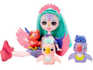 Кукла Enchantimals Filia Finch с семьей попугаев цена и информация | Игрушки для девочек | 220.lv
