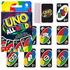 Карточная игра UNO ALL WILD цена и информация | Настольные игры, головоломки | 220.lv