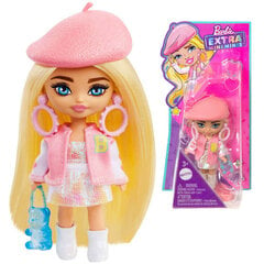 Mini lelle Barbie ar blondiem matiem Extra Mini Minis cena un informācija | Rotaļlietas meitenēm | 220.lv