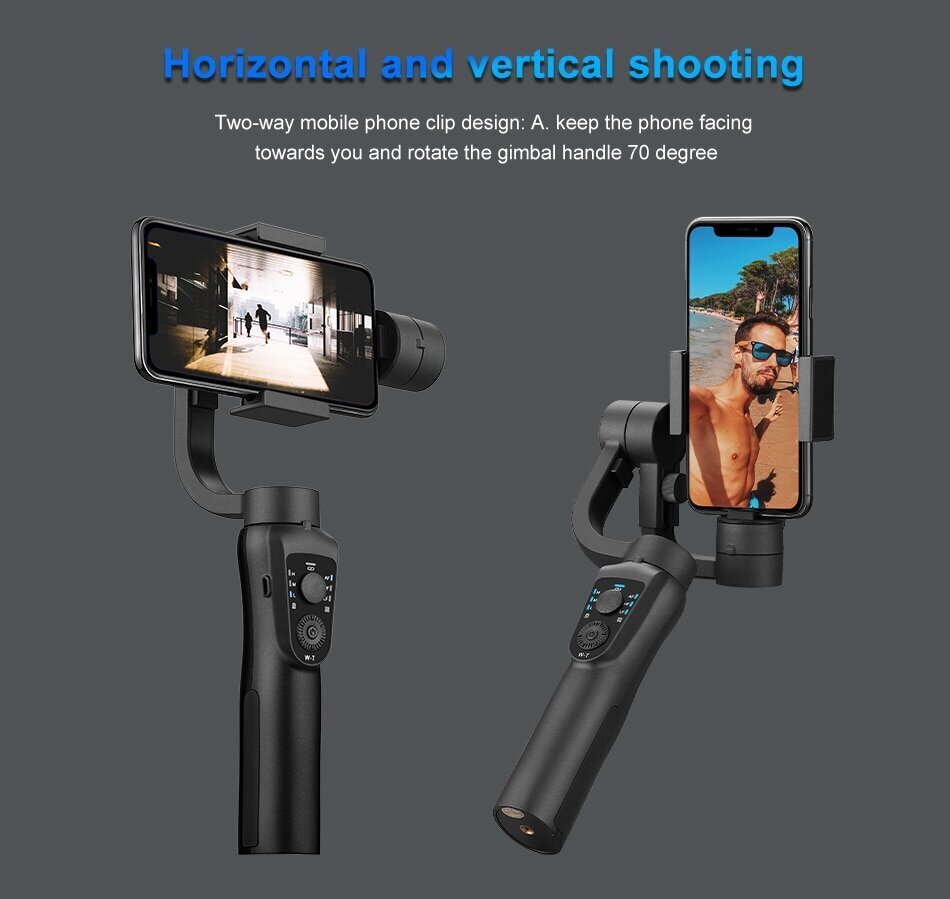 Gimbal 3 asu stabilizators telefonam S5B cena un informācija | Selfie Sticks | 220.lv