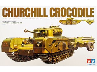 Konstruktors Tamiya - Churchill Mk VII Crocodile, 1/35, 35100 cena un informācija | Konstruktori | 220.lv