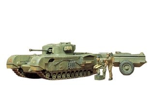 Konstruktors Tamiya - Churchill Mk VII Crocodile, 1/35, 35100 cena un informācija | Konstruktori | 220.lv