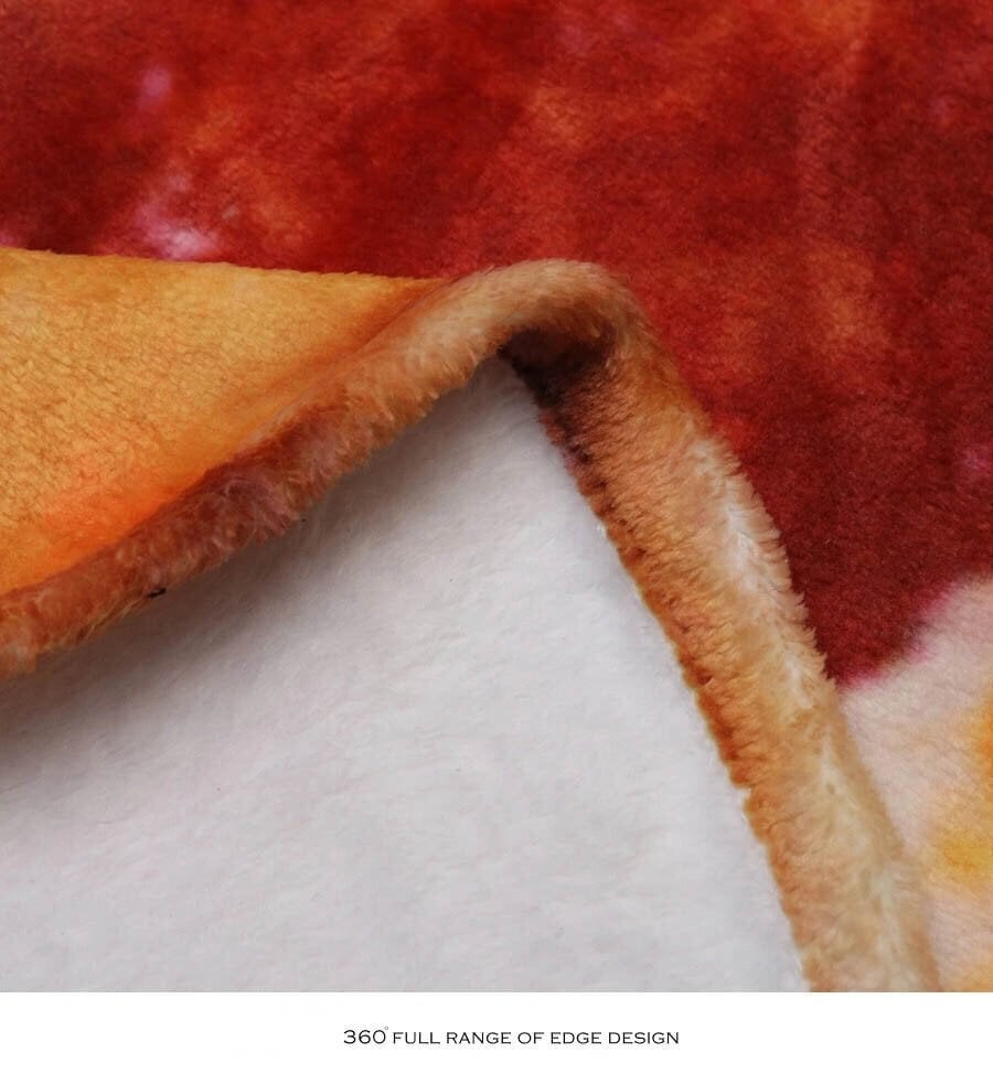 Silta koraļļu vilnas meksikāņu picas sega, apaļas formas lavāša sega, 140 cm cena un informācija | Asprātīgas dāvanas | 220.lv