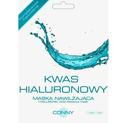 Lokšņu sejas maska ​​Conny Hialuronskābes Essence Mask, 23g cena un informācija | Sejas maskas, acu maskas | 220.lv