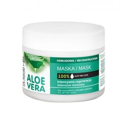 Matu maska ​​ar keratīnu un keramīdiem bojātiem matiem Elfa Pharm Aloe Vera, 300ml ​ cena un informācija | Kosmētika matu stiprināšanai | 220.lv