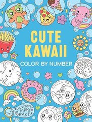 Cute Kawaii Color by Number cena un informācija | Grāmatas mazuļiem | 220.lv