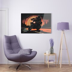Картина из закаленного стекла Ночной гонщик цена и информация | Картины | 220.lv