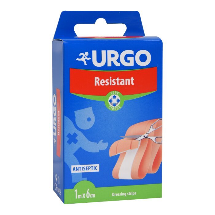 Plāksteris Urgo Resistant, 1m x 6cm cena un informācija | Pirmā palīdzība | 220.lv