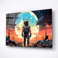 Картина из закаленного стекла - Астронавт цена и информация | Картины | 220.lv