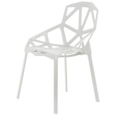 Современный белый комплект стульев для гостиной, 4 шт. цена и информация | Стулья для кухни и столовой | 220.lv
