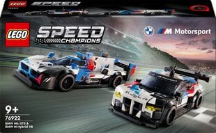 76922 LEGO® Speed ​​​​Champions Sacīkšu automobiļi BMW M4 GT3 un BMW M Hybrid V8 цена и информация | Конструкторы и кубики | 220.lv