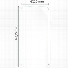 Bizon iPhone 15 / 15 Pro cena un informācija | Ekrāna aizsargstikli | 220.lv