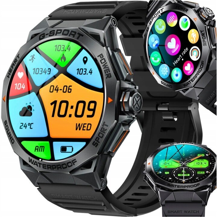 Vess K62 Black cena un informācija | Viedpulksteņi (smartwatch) | 220.lv