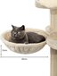 Lionto kaķu pārnēsātājs, 40 cm, bēšs cena un informācija | Kaķu mājas, nagu asināmie | 220.lv