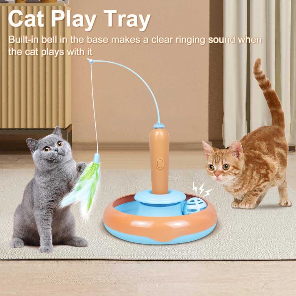 Elektroniskā interaktīvā kaķu rotaļlieta cena un informācija | Rotaļlietas kaķiem | 220.lv