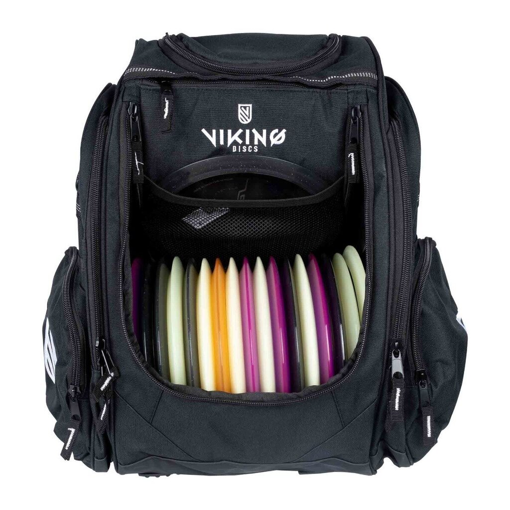 Frisbija golfa soma Viking Discs Rucksack Pro, melna cena un informācija | Disku golfs | 220.lv