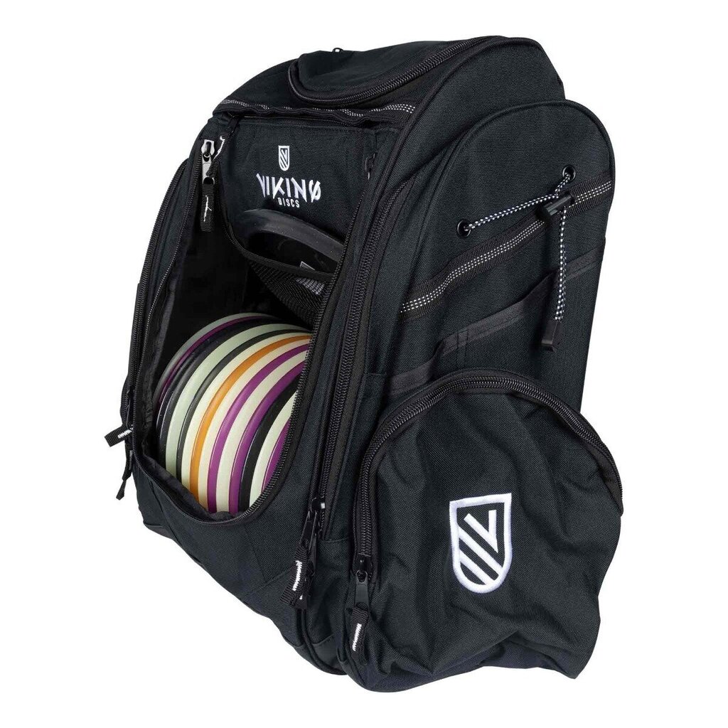 Frisbija golfa soma Viking Discs Rucksack Pro, melna цена и информация | Disku golfs | 220.lv