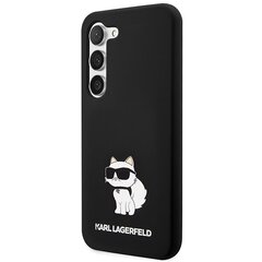 Karl Lagerfeld KLHCS24MSNCHBCK S24+ S926 hardcase czarny|black Silicone Choupette цена и информация | Чехлы для телефонов | 220.lv