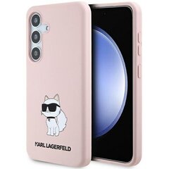 Karl Lagerfeld KLHCS24MSNCHBCP S24+ S926 hardcase różowy|pink Silicone Choupette цена и информация | Чехлы для телефонов | 220.lv