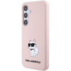 Karl Lagerfeld KLHCS24MSNCHBCP S24+ S926 hardcase różowy|pink Silicone Choupette цена и информация | Чехлы для телефонов | 220.lv