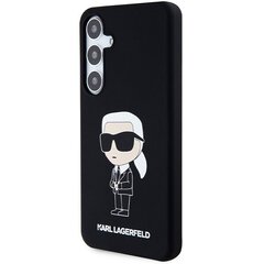 Karl Lagerfeld KLHCS24MSNIKBCK S24+ S926 hardcase czarny|black Silicone Ikonik цена и информация | Чехлы для телефонов | 220.lv