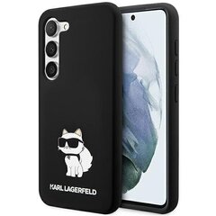 Karl Lagerfeld KLHCS24SSNCHBCK S24 S921 hardcase czarny|black Silicone Choupette цена и информация | Чехлы для телефонов | 220.lv