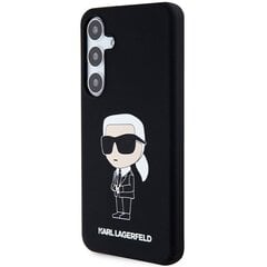 Karl Lagerfeld KLHCS24SSNIKBCK S24 S921 hardcase czarny|black Silicone Ikonik цена и информация | Чехлы для телефонов | 220.lv
