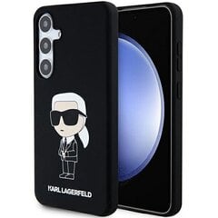 Karl Lagerfeld KLHCS24SSNIKBCK S24 S921 hardcase czarny|black Silicone Ikonik цена и информация | Чехлы для телефонов | 220.lv