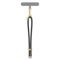 UNIQ Coehl Laurel Handstrap uniwersalny sznurek do telefonu na rękę czarny|black цена и информация | Держатели для телефонов | 220.lv