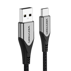 USB 2.0 A to USB-C 3A Cable Vention CODHI 3m Gray цена и информация | Кабели для телефонов | 220.lv