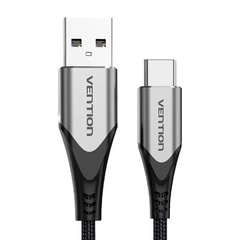 USB 2.0 A to USB-C 3A Cable Vention CODHI 3m Gray цена и информация | Кабели для телефонов | 220.lv