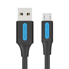 USB 2.0 A to Micro-B 3A cable 1.5m Vention COLBG black цена и информация | Кабели для телефонов | 220.lv