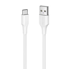 USB 2.0 A to USB-C 3A Cable Vention CTHWH 2m White цена и информация | Кабели для телефонов | 220.lv