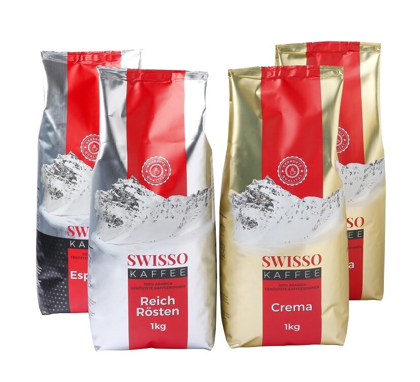 Kafijas pupiņas Swisso Espresso, 1 kg цена и информация | Kafija, kakao | 220.lv