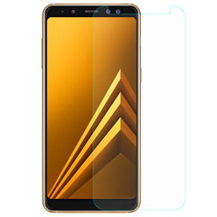 „Calans“ 9H Tempered Glass защитное стекло экрана 0,33 мм (Galaxy A8 2018) цена и информация | Защитные пленки для телефонов | 220.lv